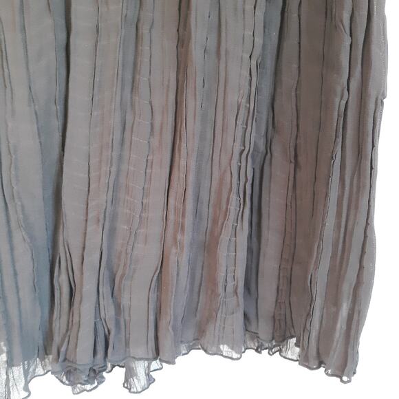 Free People Brown Beaded Lace Bodice Dress Swing Style Lined Size XS 2 - 4 - Picture 12 of 12